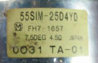 55SIM 25D4YD FH7 1657 7.5 deg 4.5 Ohm Stepping Motor  