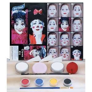   By Graftobian Clown Make up Kit / White   One Size: Everything Else