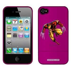  Wolverine Lunging Left on Verizon iPhone 4 Case by Coveroo 