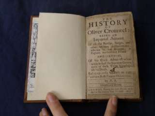 1693 CROUCH, HISTORY of OLIVER CROMWELL, PURITAN REVOLUTION, ENGLISH 