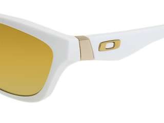 NEW OAKLEY JUPITER Sunglasses White w/ 24k Iridium Lens 03 249 Gold 