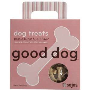 Sojos Good Dog Treats   Peanut Butter & Jelly   8 oz (Quantity of 6)