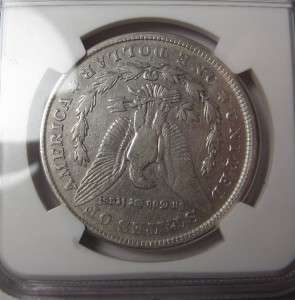 1921 S Morgan Silver Dollar BROADSTRUCK Error NGC VF *Rare*  