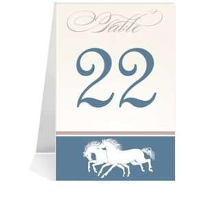  Wedding Table Number Cards   Horse Wisper Steel #1 Thru 