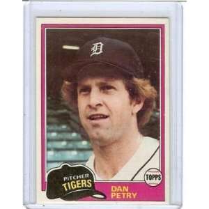  1981 TOPPS # 59 DAN PETRY, DETROIT TIGERS 