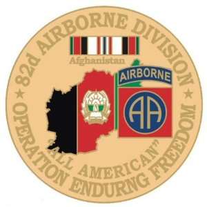  82nd Airborne Division Operation Enduring Freedom Pin 