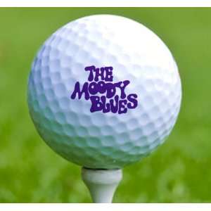 3 x Rock n Roll Golf Balls Moody Blues: Musical 