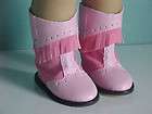 Must Have! AWESOME!! 2 TONE PINK COWGIRL BOOTS with Fringe fits 