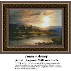  Tintern Abbey, Counted Cross Stitch Patterns PDF Download 