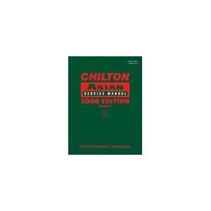  Chilton Asian Service Manual, 2008 Edition, Volume 3, 1st 