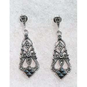  Marcasite Sterling Silver Stud/Post Earrings: Everything 