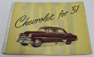 Chevrolet 1951 Dealer Showroom Album  