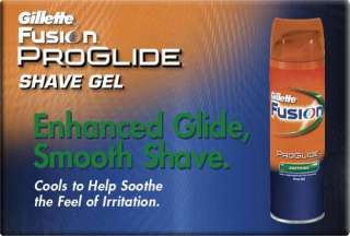  Gillette Fusion Proglide Soothing Shave Gel, 7 Ounce (Pack 