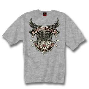  Hot Leathers Heather Gray XX Large American Pride Military 