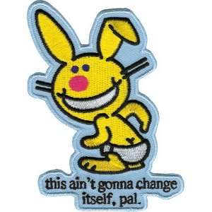    Happy Bunny Cartoon Artist Patch   Change Diaper Itself: Baby
