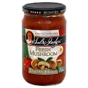 Sal & Judy, Pasta Sauce Fresh Mushrm: Grocery & Gourmet Food