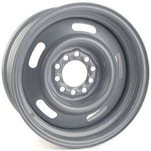   Performance Products 671215 Silver Powder Coat Rally Wheel Automotive