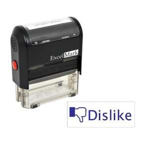  ExcelMark Self Inking Dislike Stamp   Blue Ink Office 