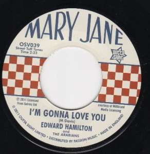 EDWARD HAMILTON Baby Dont You Weep NEW NORTHERN SOUL 45 (OUTTA SIGHT 