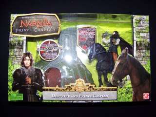 Narnia Prince Caspian & Destrier figure 2nd Series set  