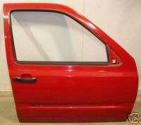 Door Shell Passenger Front Red LY3D VW Jetta Golf 93 99  