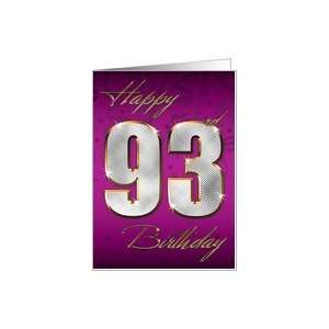  Bling Happy Birthday   93rd Card: Toys & Games