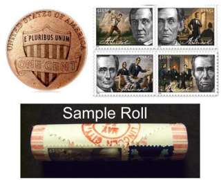 2010 Shield Lincoln Cent Roll SPRINGFIELD Il 2/11 RED  