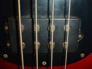 2002 Music Man StingRay 4 Electric Bass   Metallic Red Sparkle Burst 