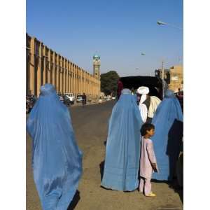 Street Scene Outside the Friday Mosque or Masjet Ejam, Herat, Herat 