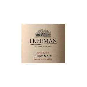   : Freeman Pinot Noir Keefer Ranch 2009 750ML: Grocery & Gourmet Food