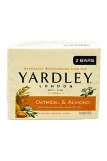 Oatmeal & Almond Bar Soap by Yardley for Unisex   2 x 4.25 oz Soap