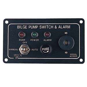    Bilge Water Alarm With Pump Switch Panel