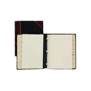  Minute Book Binder, 500 Sheet Cap, 11x8 1/2, Red/Black 