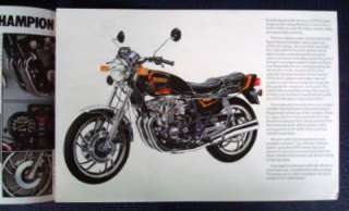 YAMAHA XJ 550 MOTORCYCLE SALES BROCHURE CIRCA 1981.  