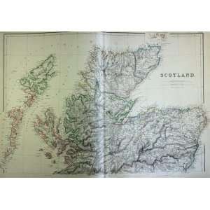  Blackie Map of Scotland (1860)