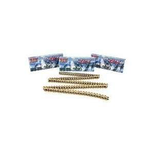   DID 520 ZVMX SERIES X RING GOLD/BLACK   120 LINKS (GOLD) Automotive