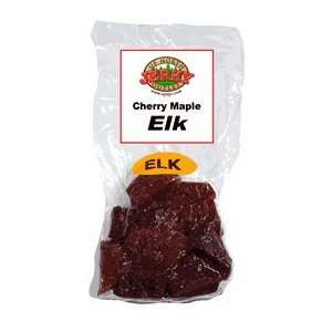 Up North Cherry Maple Smoked Elk Jerky 1.92 oz.  Grocery 