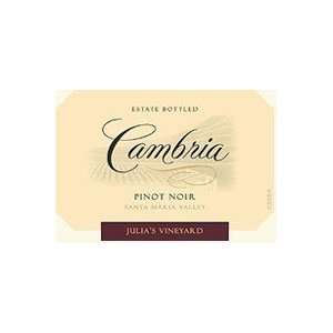  Cambria Pinot Noir Julias Vineyard 375ML: Grocery 