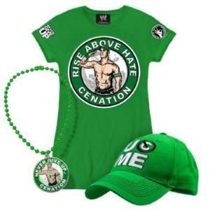   Cena Salute the Cenation Womens T Shirt Package: Sports & Outdoors