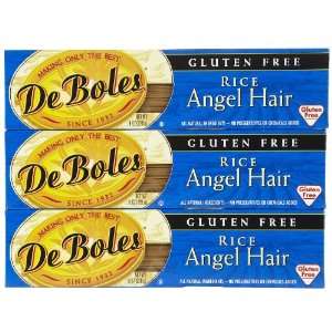 De Boles Gluten Free Rice Angel Hair Pasta   3 pk.:  