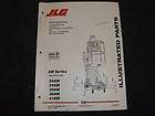 JLG 20/25/30/36/41 AM lift illustrated parts manual