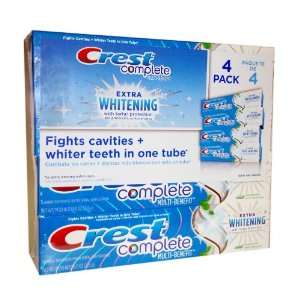  Crest Complete Extra Whitening MultiBenefit Toothpaste 4pk 