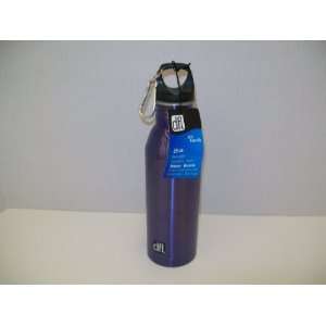   25oz Reusable Stainless Steel Water Bottle (Purple): Sports & Outdoors