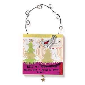  Curly Girl   HP C 13258   SPIRIT (Holiday) Hanging Plaque 