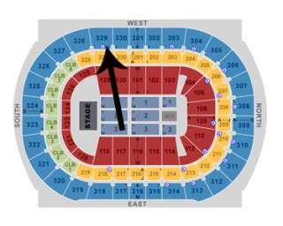 march 23rd tampa bay times forum tampa fl section 329 row b hard 