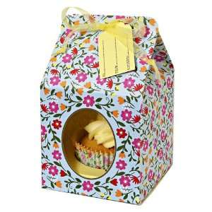 Meri Meri Floral Pattern Cupcake Box, Small 4 Pack 