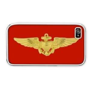   US Marines Aviator Apple iPhone 4 4S Case Cover White: Everything Else