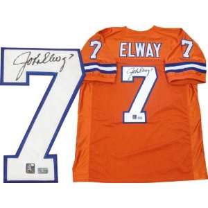  Signed John Elway Uniform   Absolute Authenitcs 