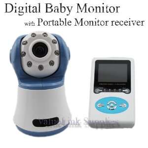 Wireless Baby Monitor Camera with Portable Monitor Receiver Video and 