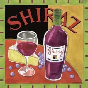    Vintage Wine II   Jennifer Brinley 9x9 CANVAS: Home & Kitchen
